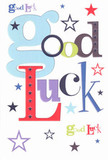 Vivid and inviting, this good luck card sparkles with a sense of cheerful encouragement familiar to anyone who has wandered past the florist shops of Barnes. The phrase 'Good Luck' is rendered in a jubilant array of colours-pastel blue, deep red, lively green, regal purple-each letter uniquely styled, as if lovingly arranged by a skilled hand in a bouquet designed for celebration. Bright navy, playful lilac, and sunny lime starbursts scatter joyfully across a softly gleaming white background, their arrangement reminiscent of twinkling lights along Barnes High Street or stars rising over the Green. Though the card is smooth and flat, its quality stock invites touch, promising a comforting sturdiness like the carefully chosen paper of local cards and small gifts. Every detail pulses with hope and excitement-perfect to slip into the palm of a friend facing a new challenge, an exam at a nearby school, or a move across the river. The overall effect blends artistry with heartfelt intent, surrounding the recipient in the steadfast support and optimism that flourish throughout the Barnes community. This card brings handmade warmth and collective belief-little bits of Barnes magic-ready to help someone you care for embrace their next chapter.